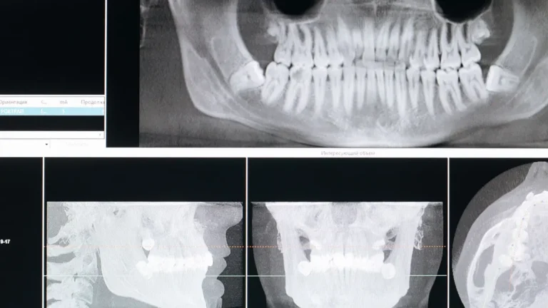 dental x-ray panoramic scan