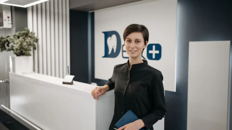 dental clinic reception desk