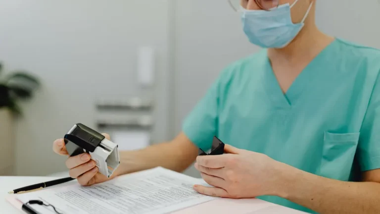medical documents signing desk